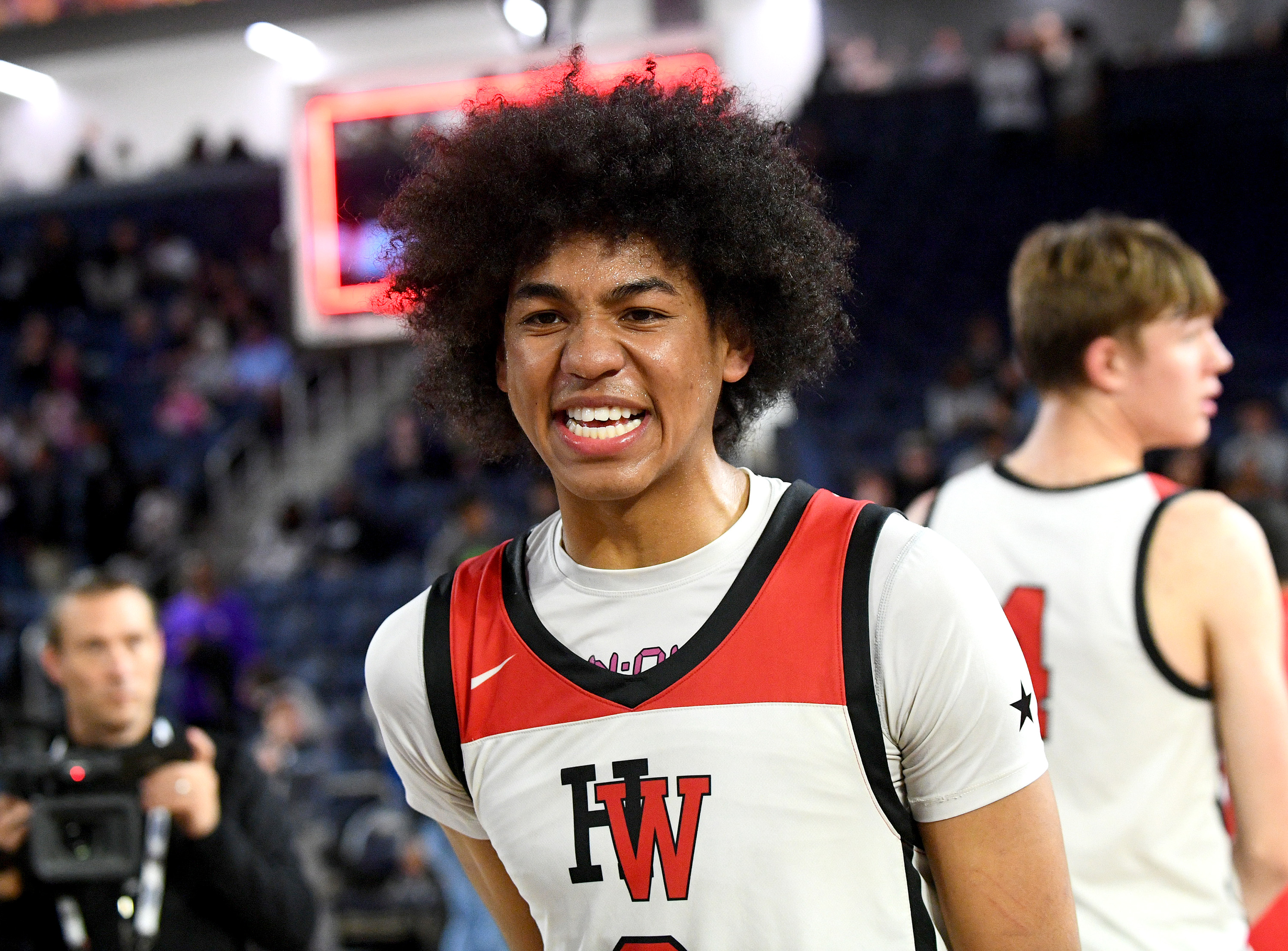 Harvard-Westlake vs. Roosevelt in the CIF Southern Section Open Division boys basketball final at Cal Baptist University on Friday, Feb. 23, 2024.